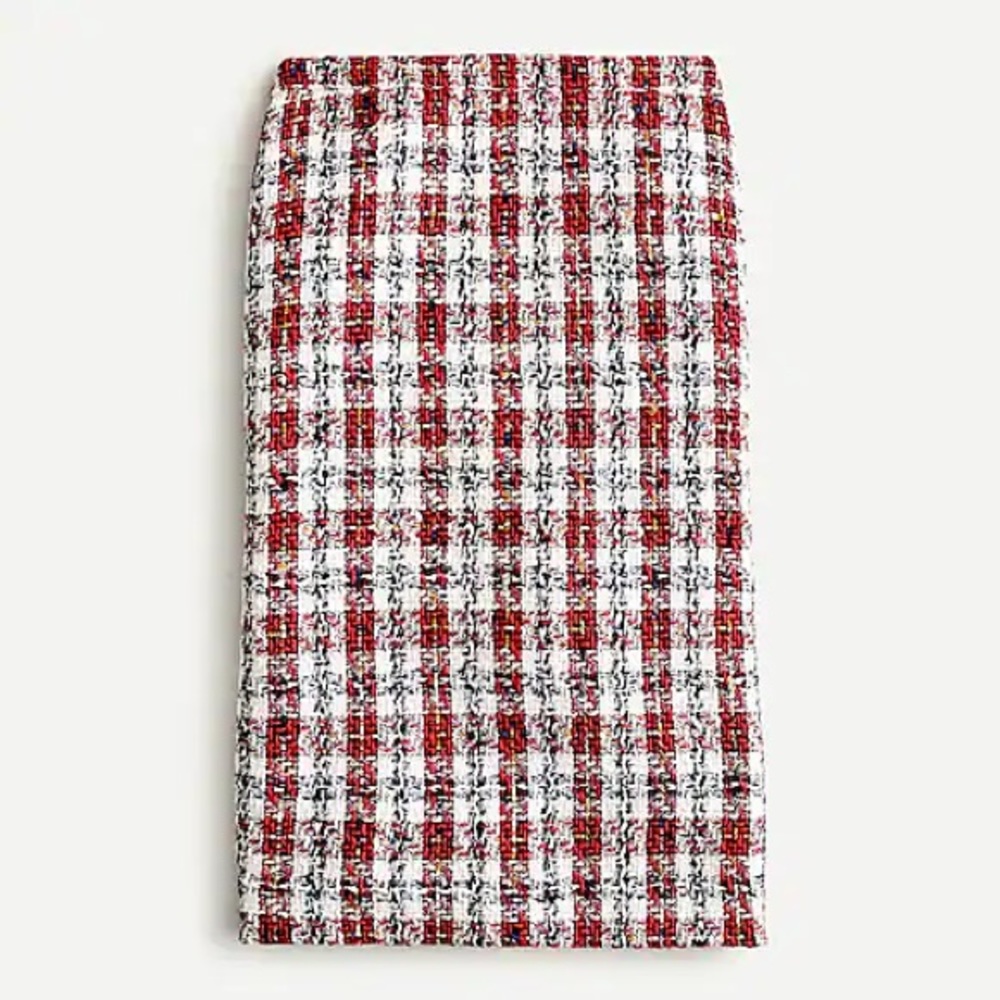 NWT J.Crew Pencil Skirt in Painterly Tweed